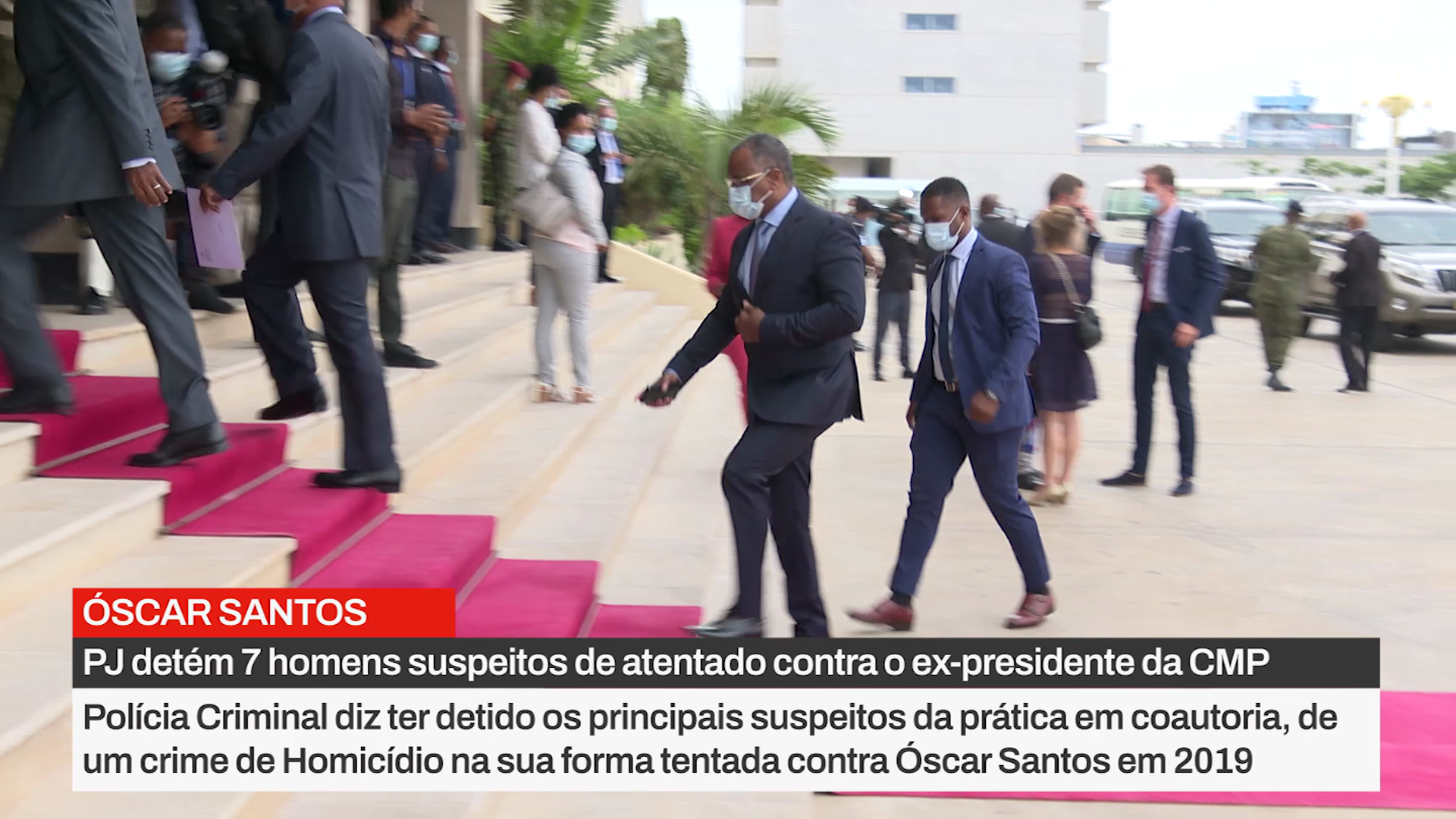 PJ detém 7 homens suspeitos de atentado contra o ex-presidente da CMP Óscar Santos