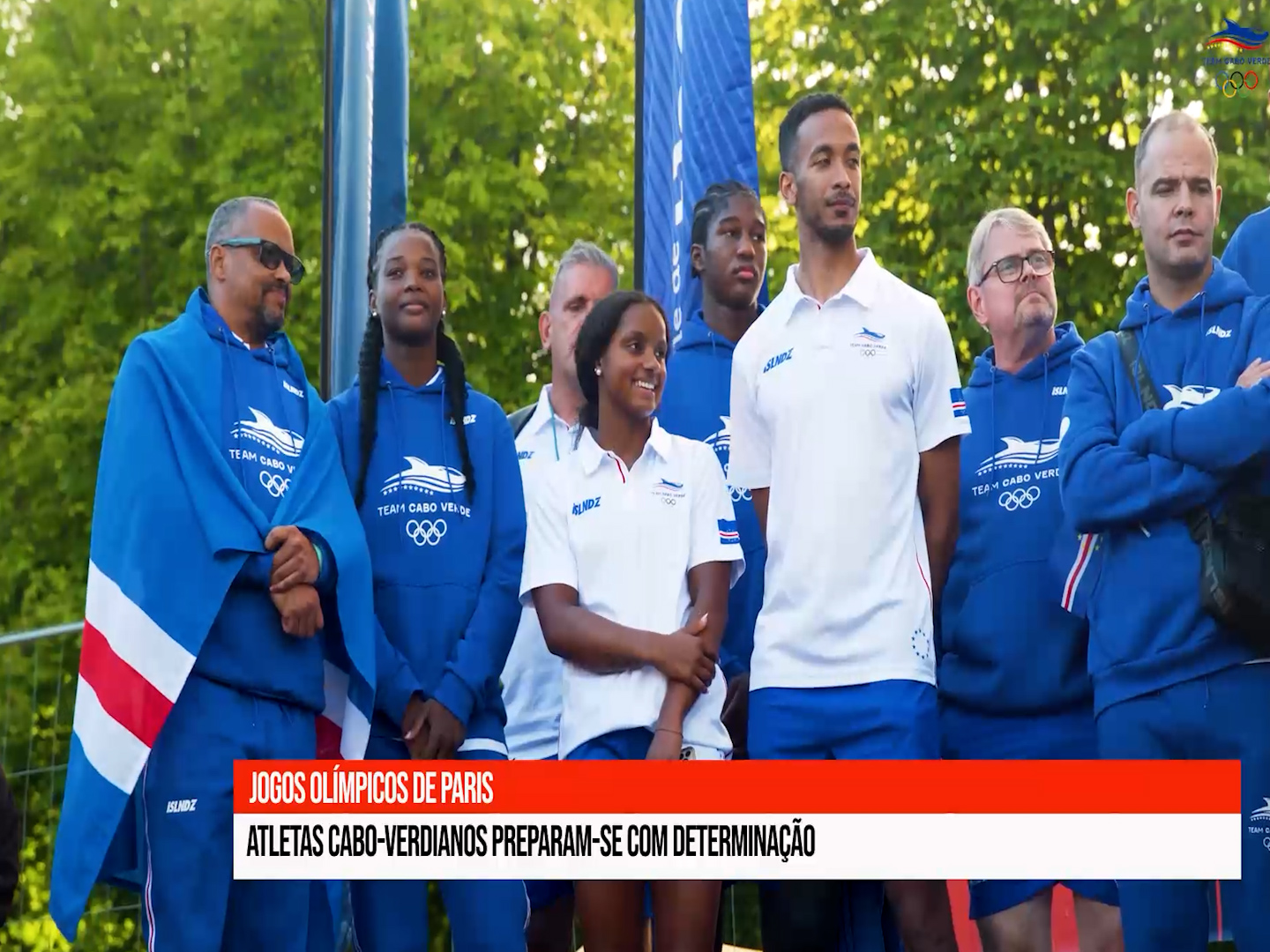Team Cabo Verde prontos para representar o país nos Jogos Olímpicos de Paris