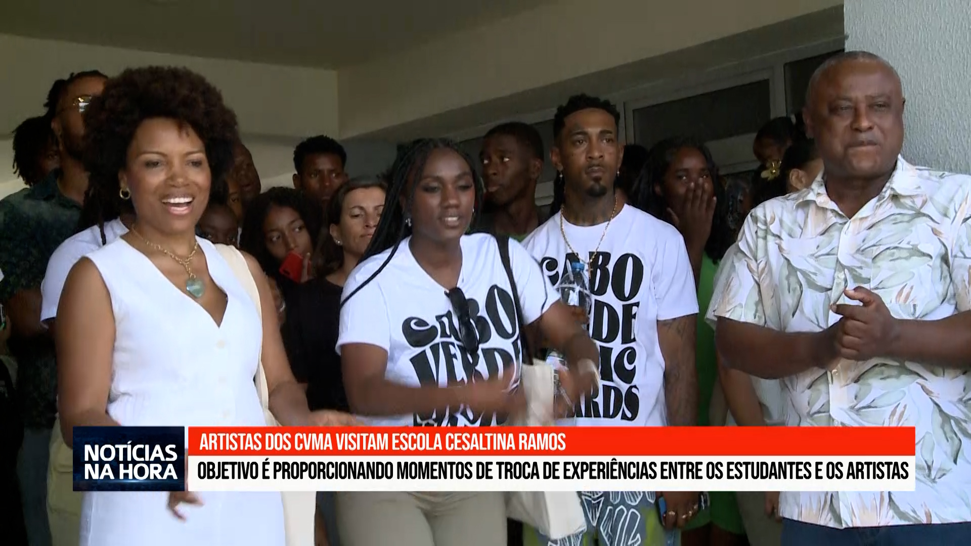 Artistas dos CVMA visitam escola Cesaltina Ramos