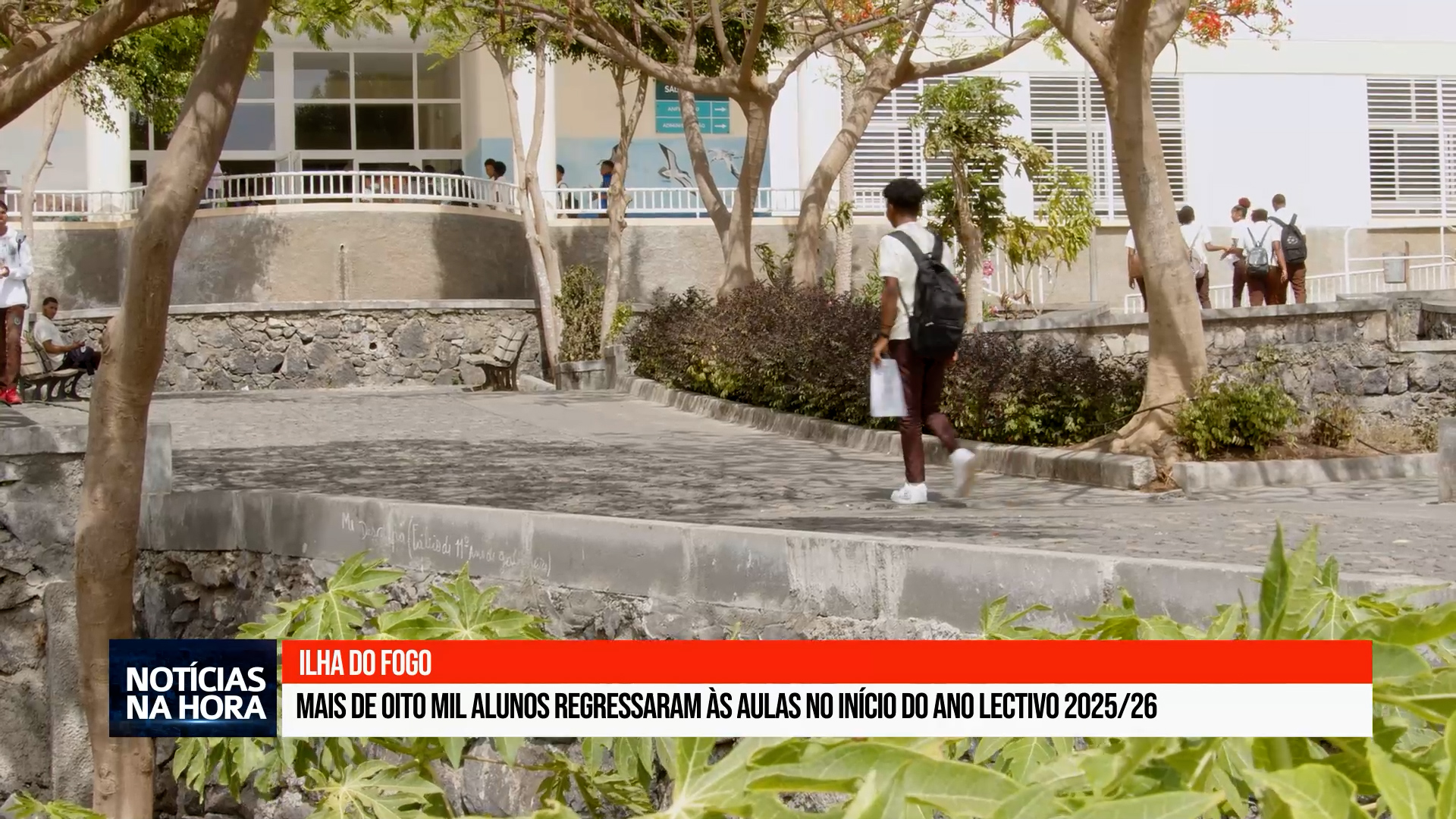 Fogo: Mais de oito mil alunos regressam às aulas no início do ano lectivo 2025/26