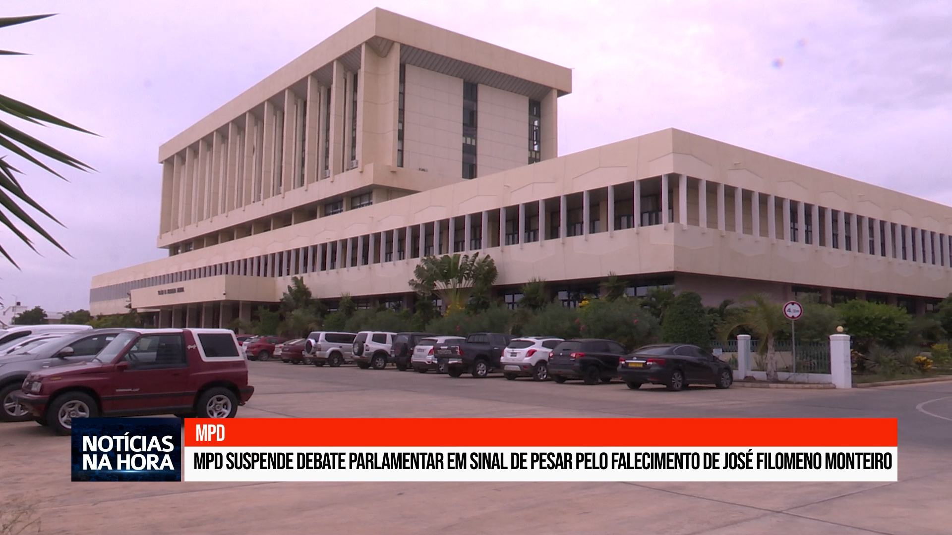 MpD suspende debate parlamentar em sinal de pesar pelo falecimento de José Filomeno Monteiro.