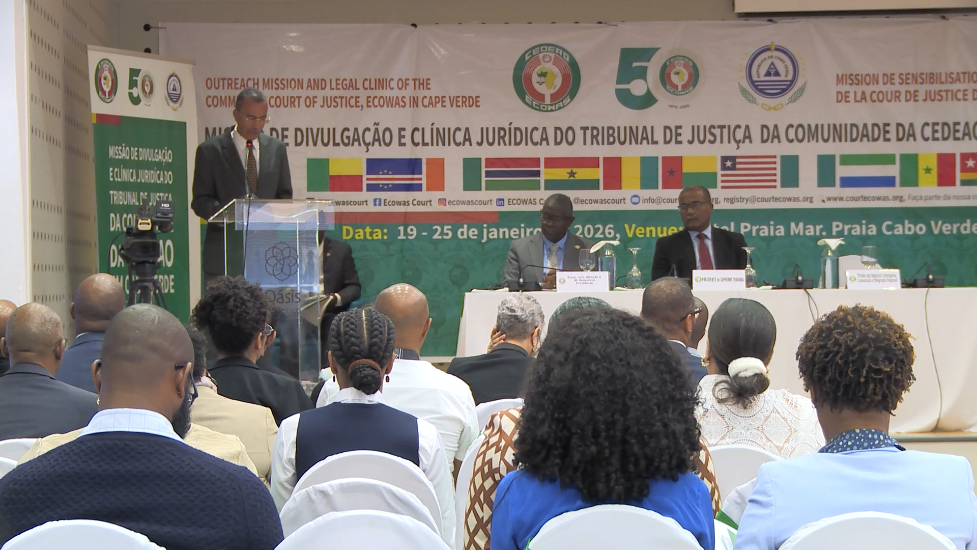 Tribunal da CEDEAO promove campanha de sensibilização em Cabo Verde.
