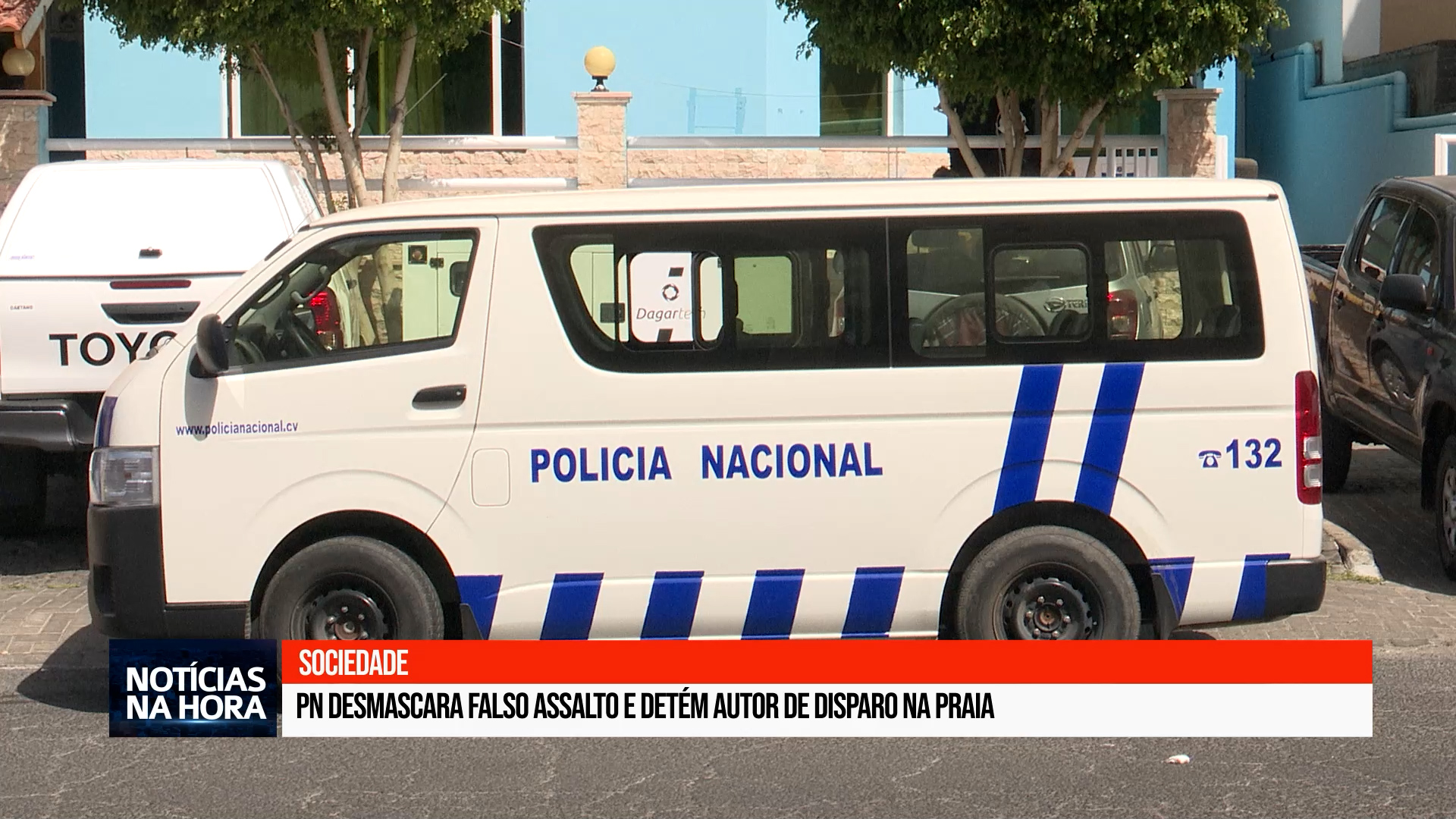 PN desmascara falso assalto e detém autor de disparo na Praia.