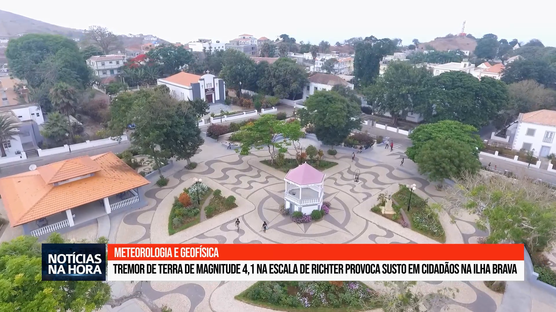 Tremor de terra de magnitude 4,1 na escala de Richter provoca susto em cidadãos na ilha Brava.