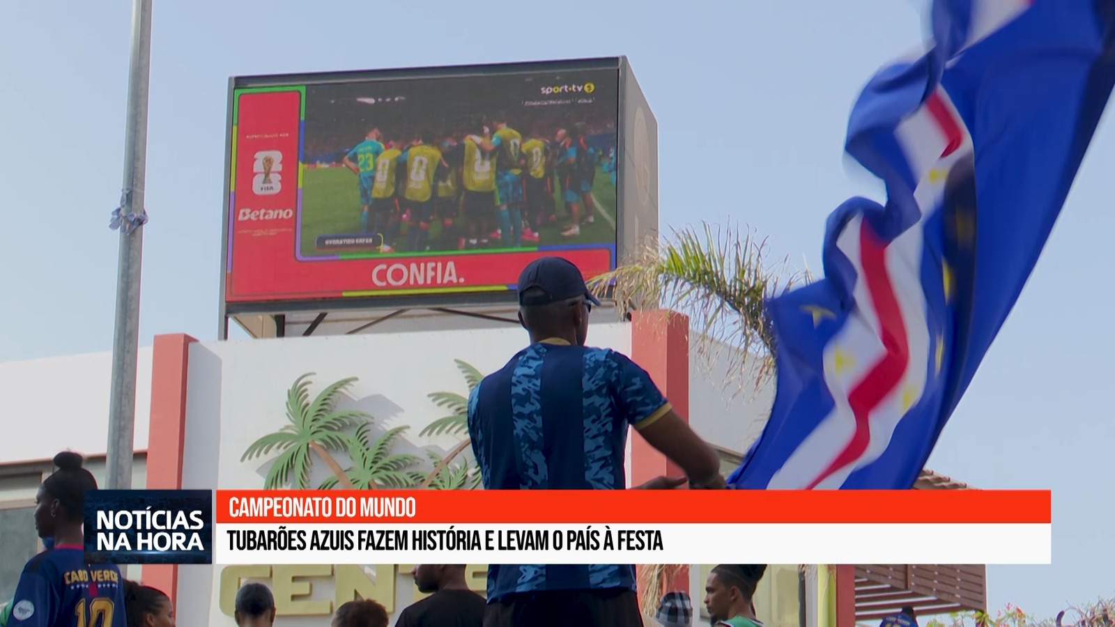 Tubarões Azuis Fazem História e Levam o País à Festa.