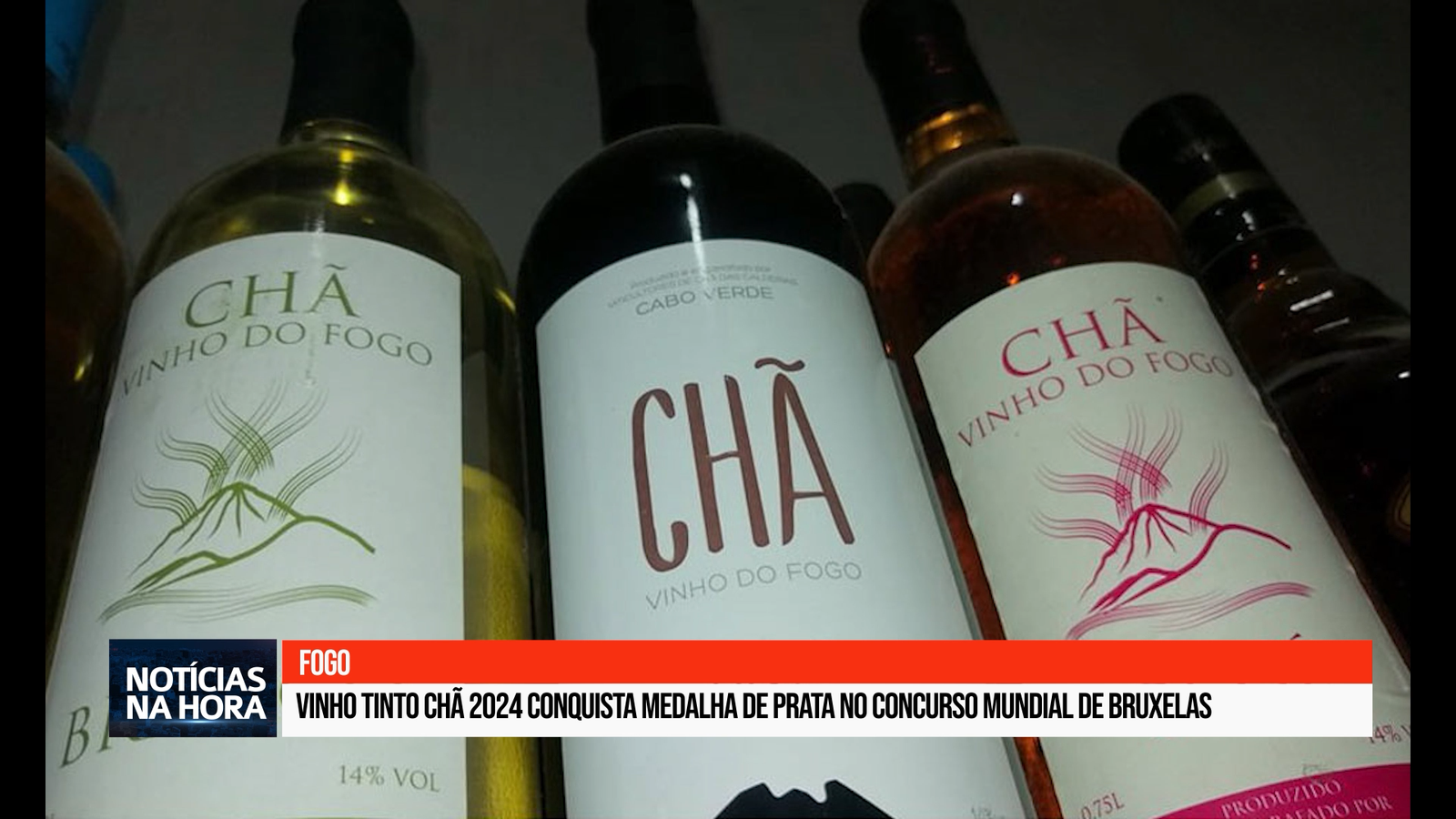 Vinho Tinto Chã 2024 conquista medalha de prata no concurso mundial de Bruxelas.