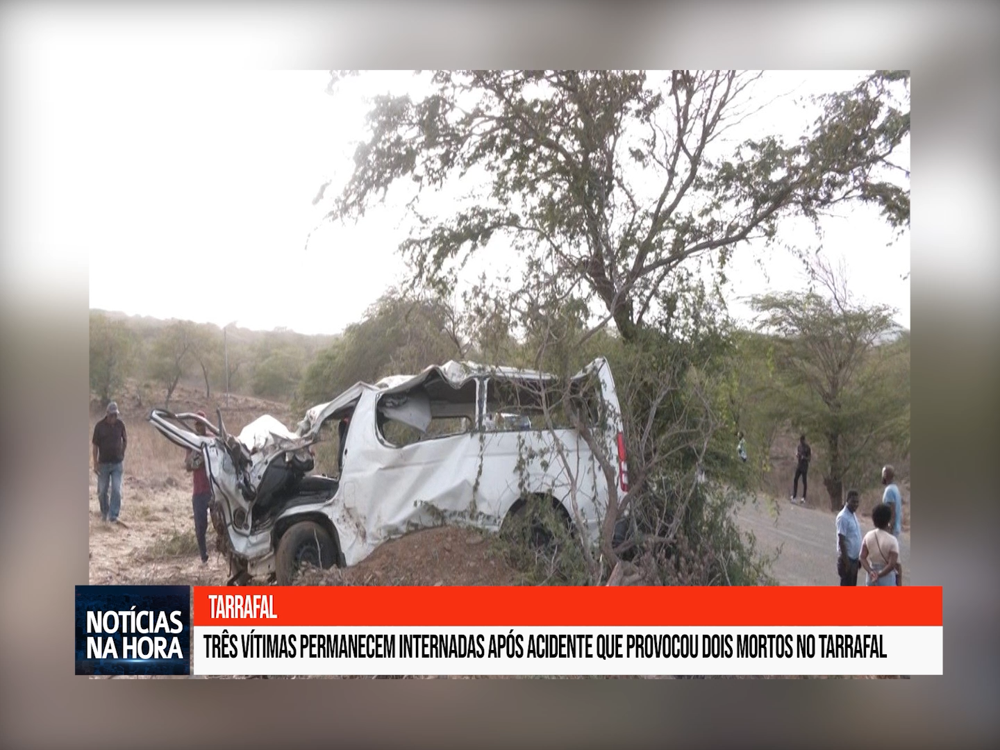 Apenas três vítimas permanecem internadas após acidente que provocou dois mortos no Tarrafal.
