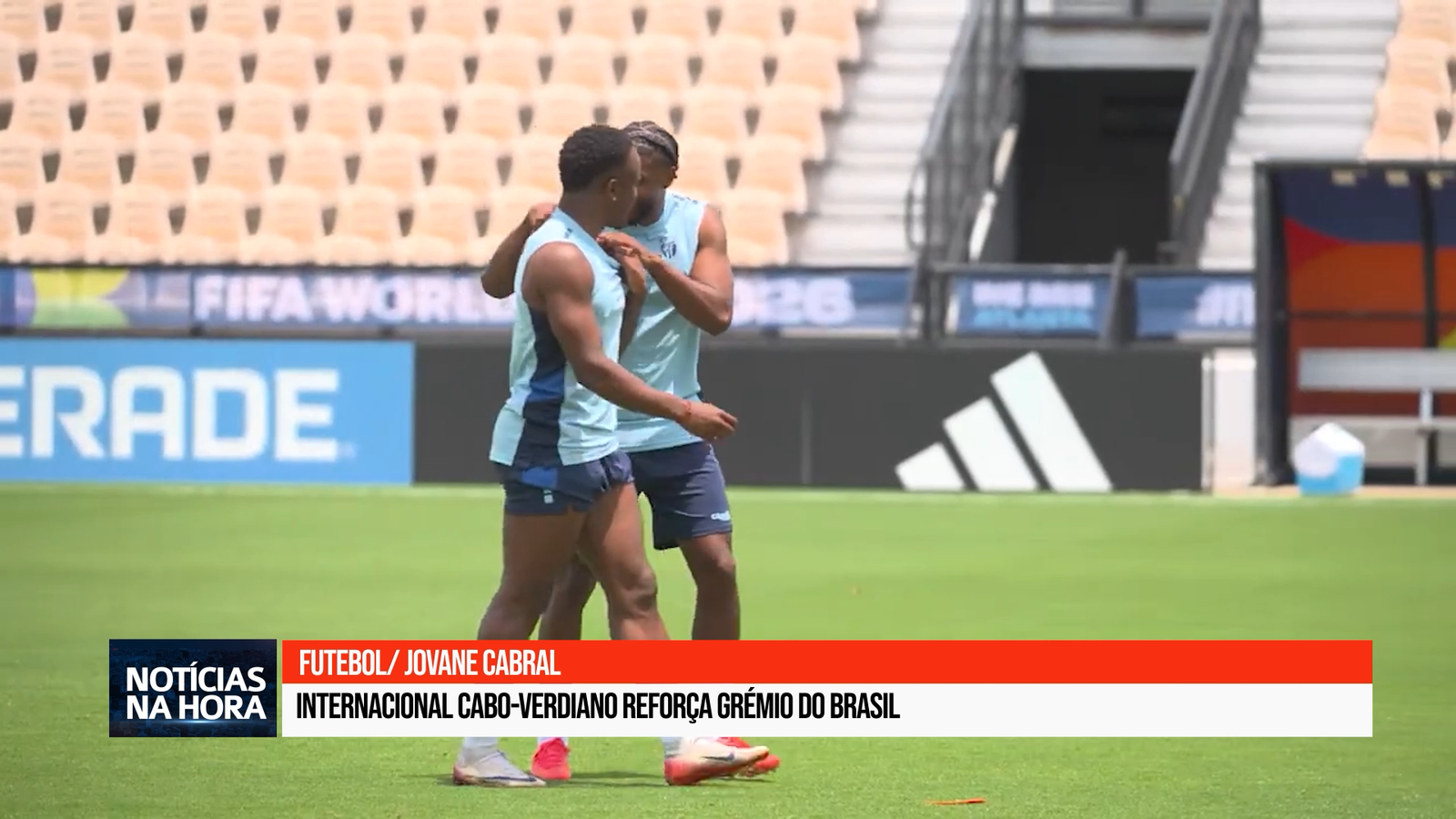Jovane Cabral – Internacional cabo-verdiano reforça Grémio do Brasil.