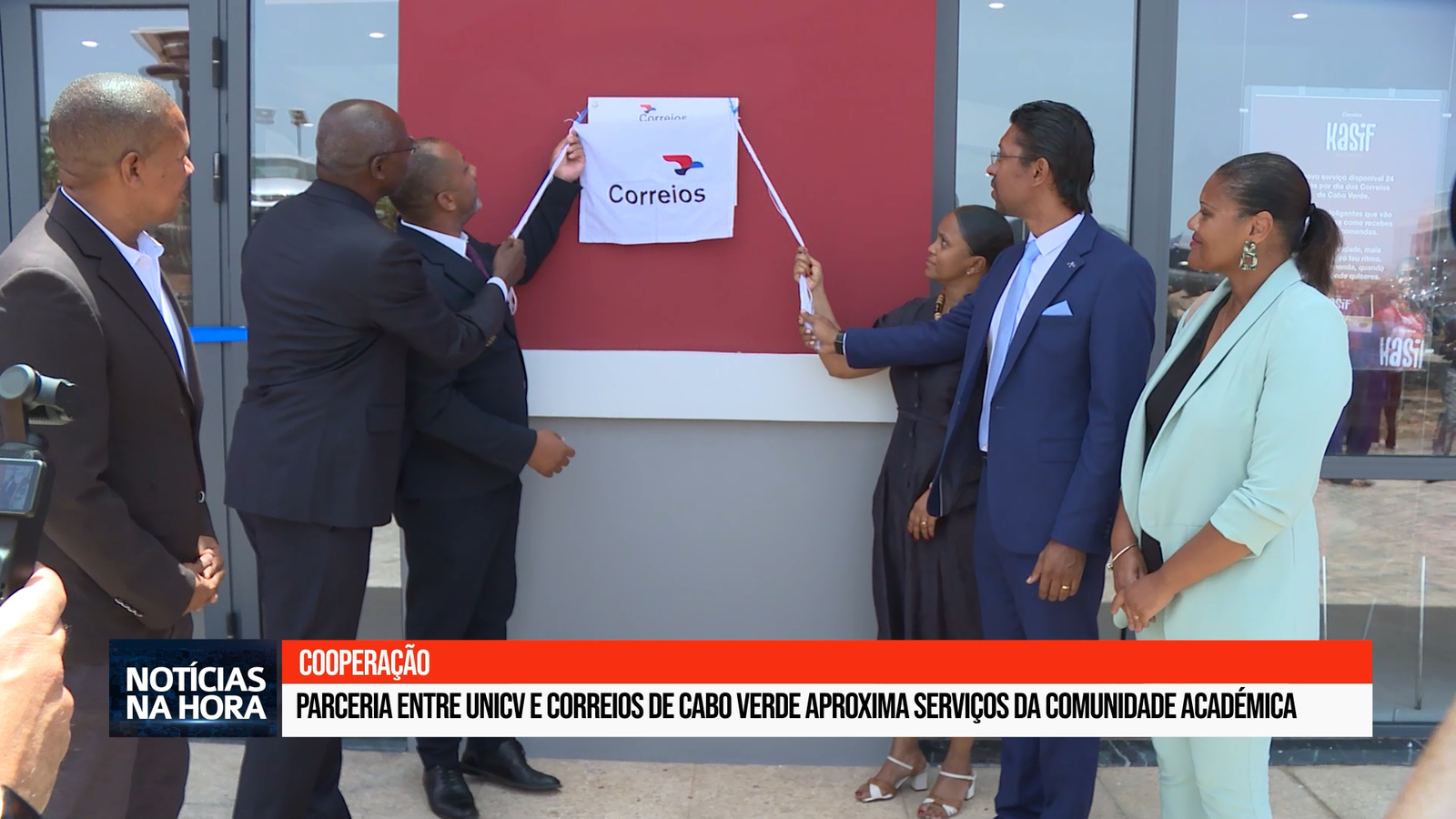 Parceria entre UNICV e Correios de Cabo Verde aproxima serviços da comunidade académica.