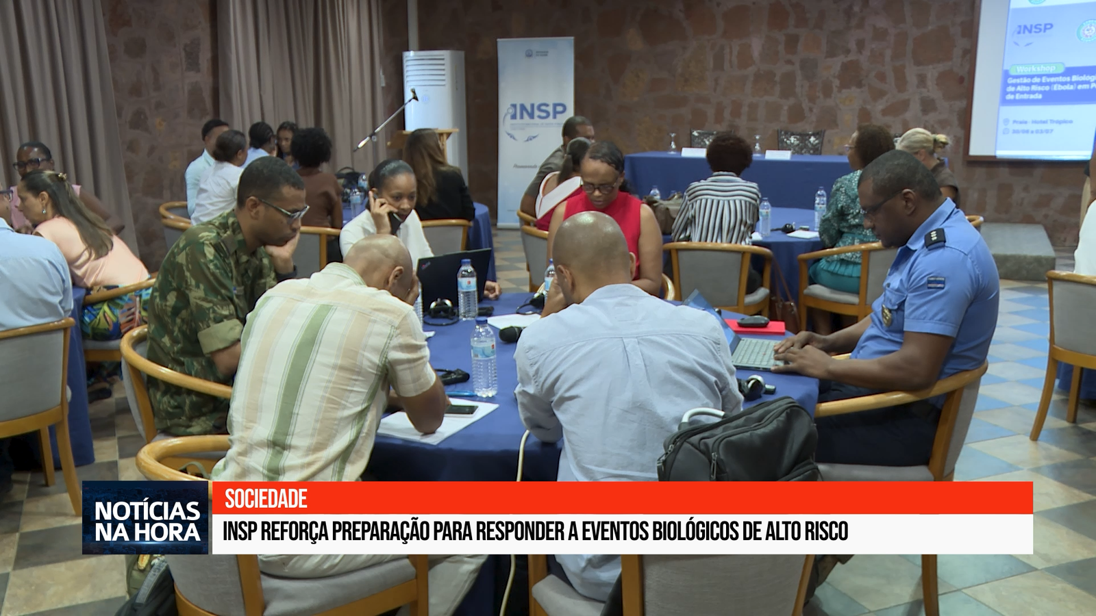 INSP reforça preparação para responder a eventos biológicos de alto risco.
