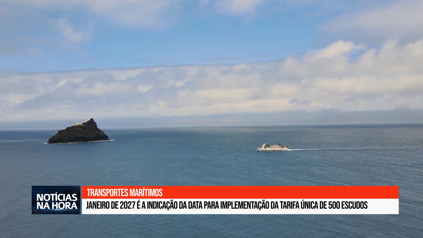 Janeiro de 2027 é a indicação da data para implementação da tarifa única de 500 escudos.