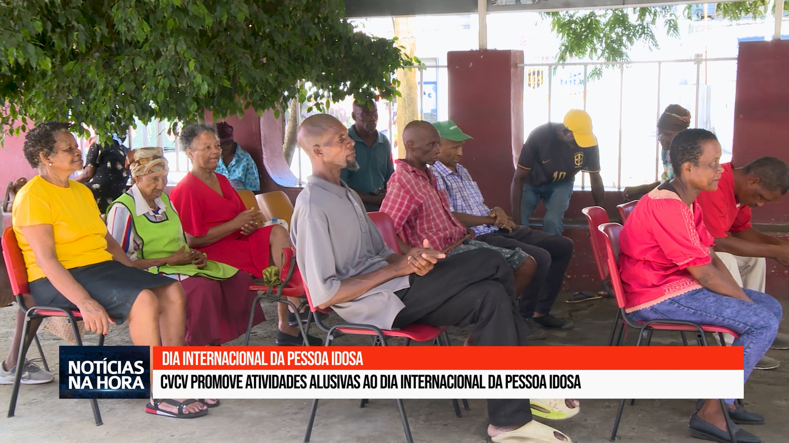 Cruz Vermelha de Cabo Verde promove atividades alusivas ao Dia Internacional da Pessoa Idosa.